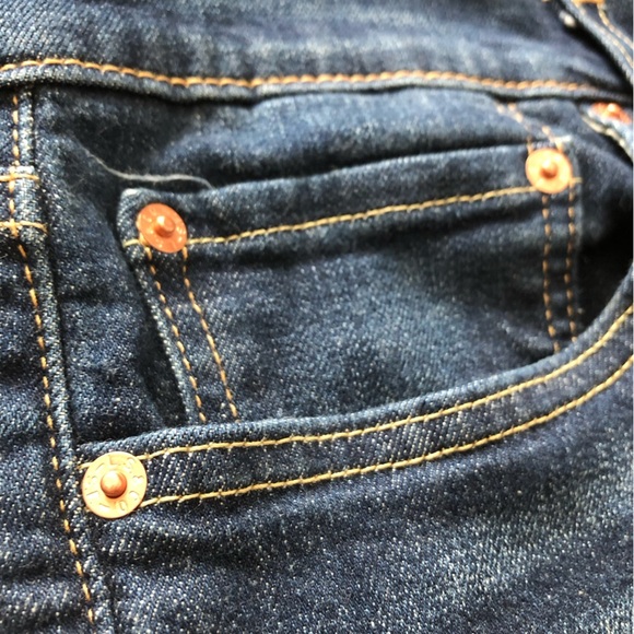 Levi’s Dark Wash Straight Jeans 36x32 - Picture 6 of 13